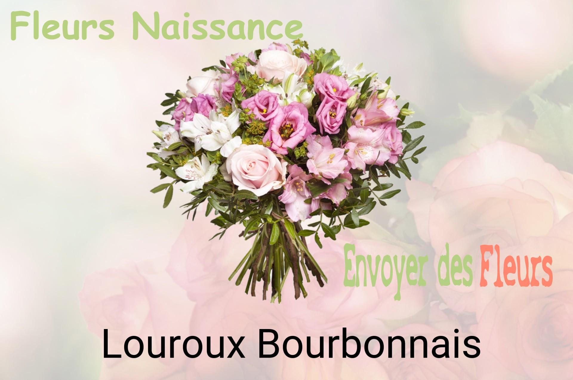 Bouquet de fleurs de naissance livré à Louroux-Bourbonnais